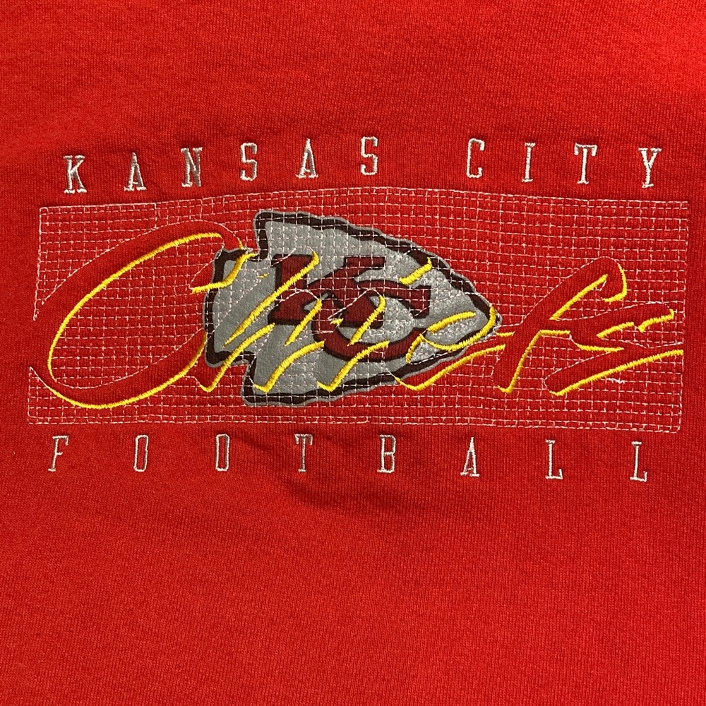 Kansas City KC Chiefs Football Sweatshirt Men’s XL Old School - Great Quality - Picture 2 of 7